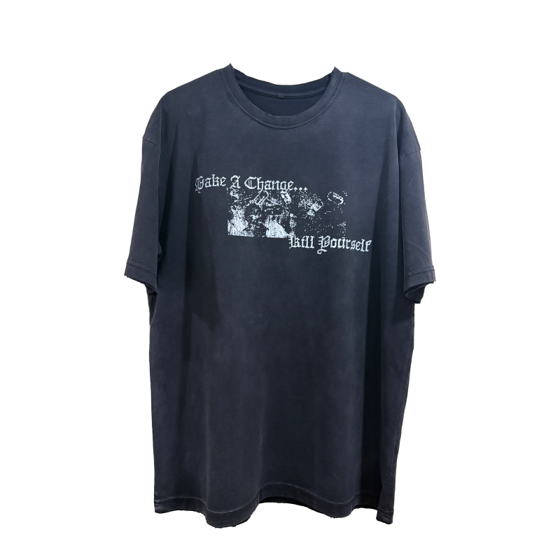Make a Change K*** Yourself... Black Metal Band T-shirt - Image 3